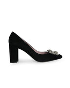 Zapato Cinderella Negro 8 cms