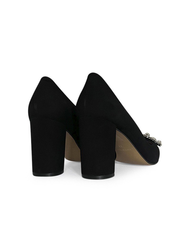 Zapato Cinderella Negro 8 cms