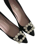 Zapato Cinderella Negro 8 cms