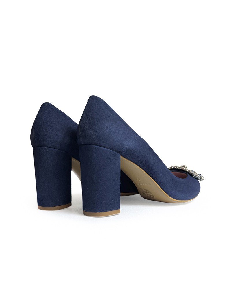 Zapato Cinderella marino 8 cms