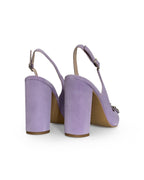 Zapato Cinderella lila destalonado 10 cms