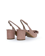 Zapato Audrey nude destalonado 6 cms