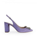Zapato Cinderella lila Destalonado 8 cms