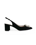 Zapato Cinderella Negro Destalonado 6 cms