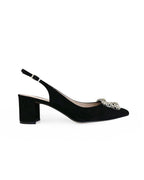 Zapato Cinderella Negro Destalonado 6 cms