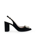 Zapato Cinderella Negro Destalonado 8 cms