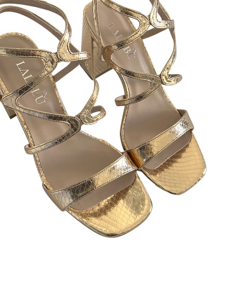 Sandalia Roma Dorado 9,5 cms