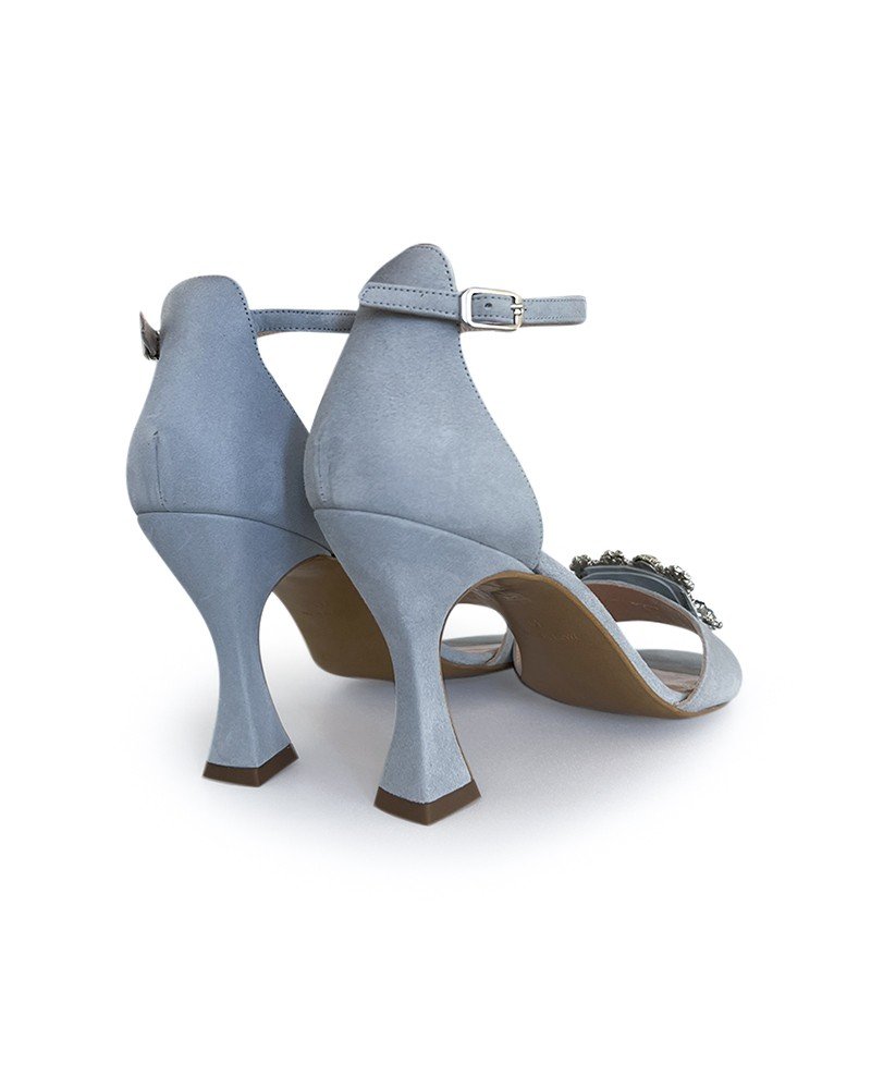 Sandalia Cinderella Azul 10 cms