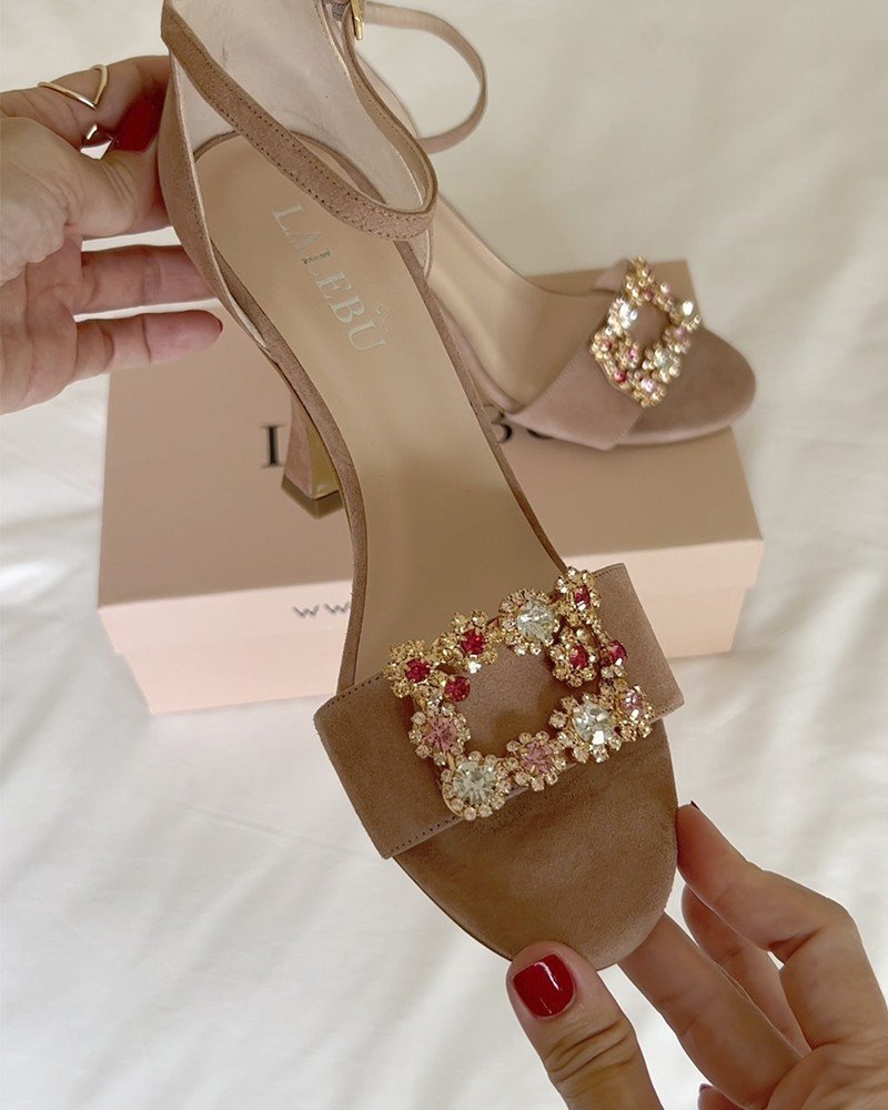 Sandalia Cinderella Nude 10 cms