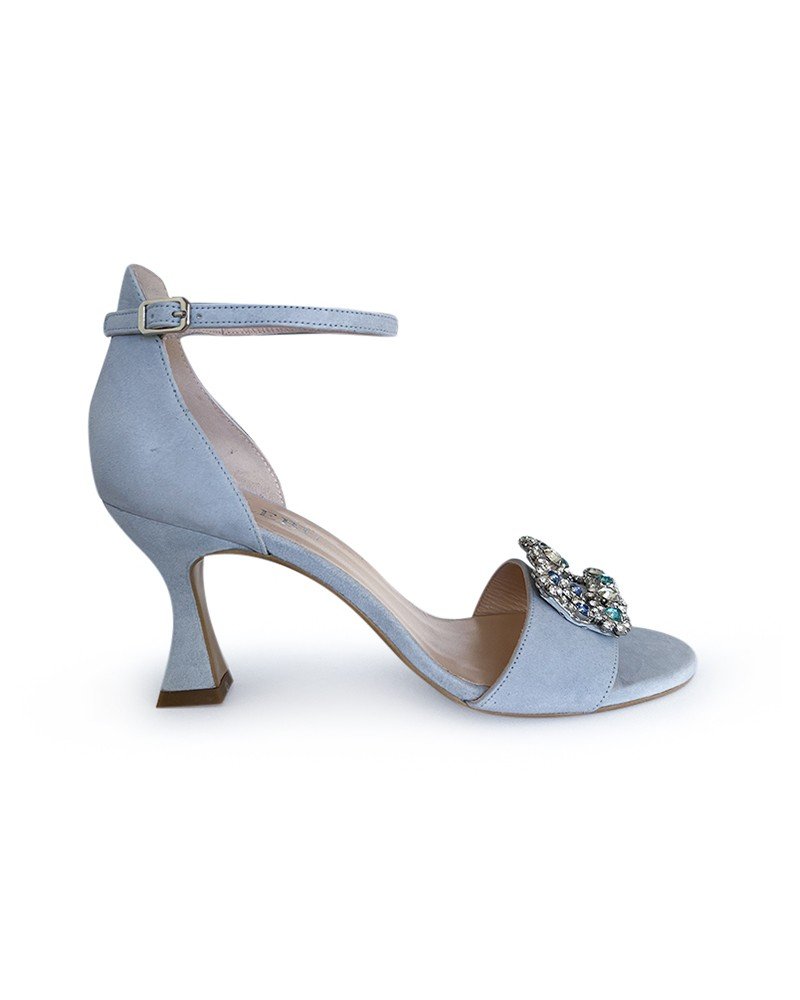 Sandalia Cinderella Azul 8 cms