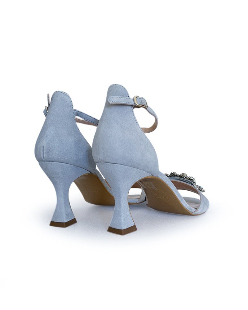 Sandalia Cinderella Azul 8 cms