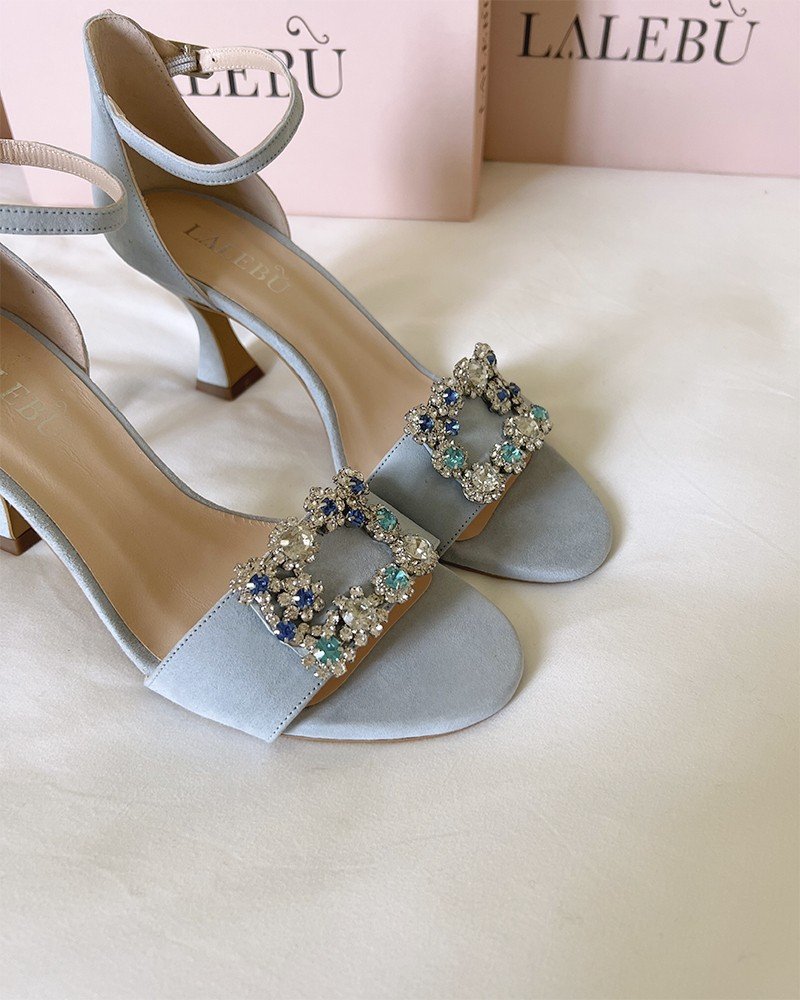Sandalia Cinderella Negro 8 cms