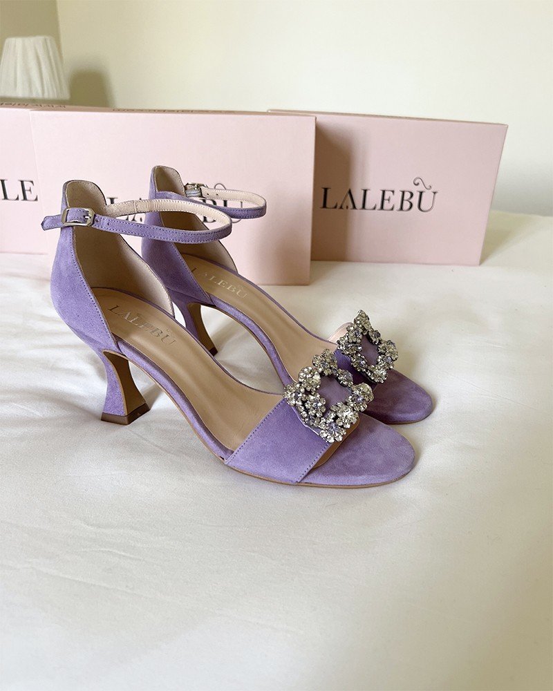 Sandalia Cinderella Lila 8 cms