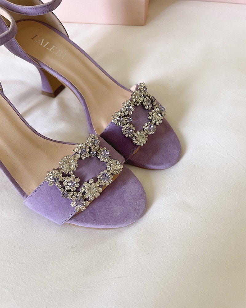 Sandalia Cinderella Lila 8 cms