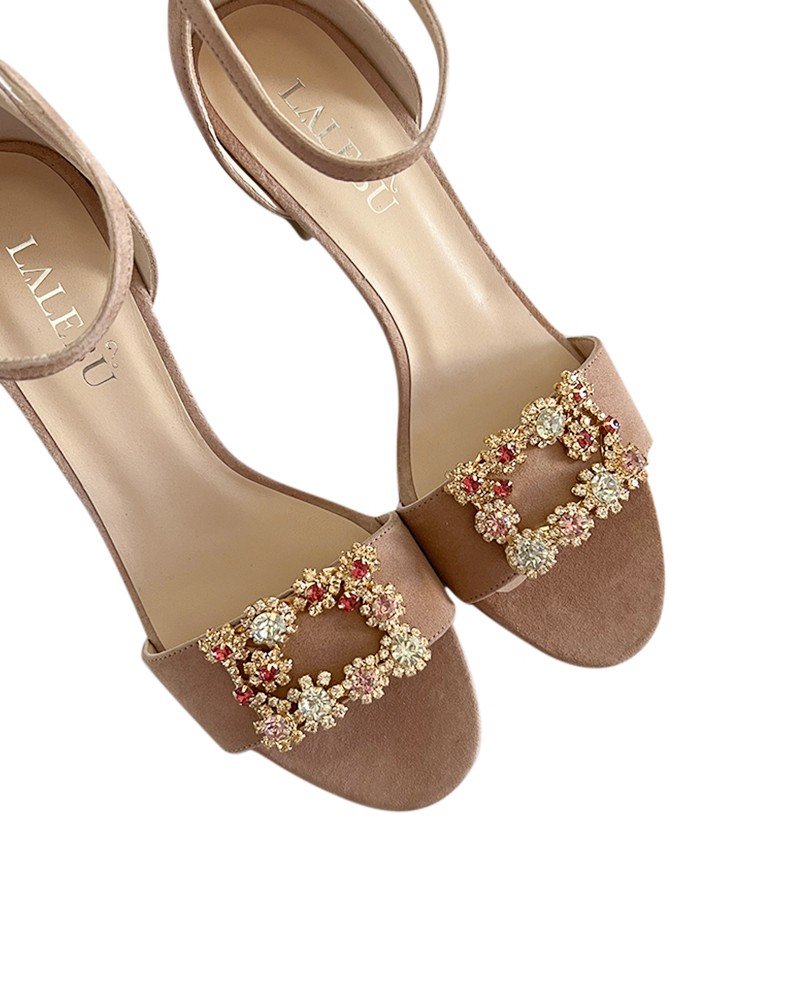 Sandalia Cinderella Nude 6 cms