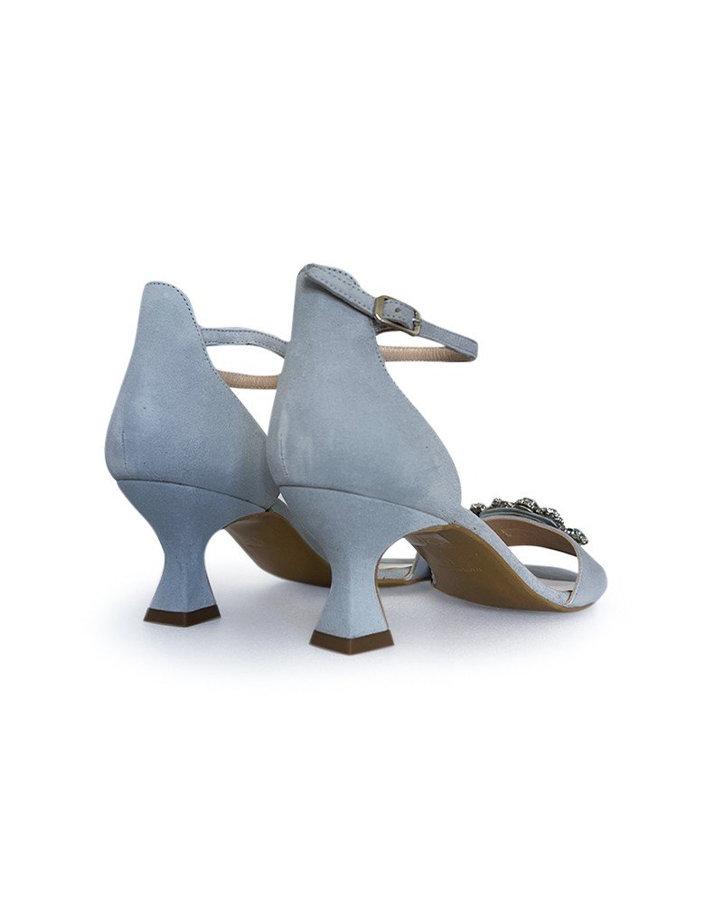 Sandalia Cinderella Azul 6 cms