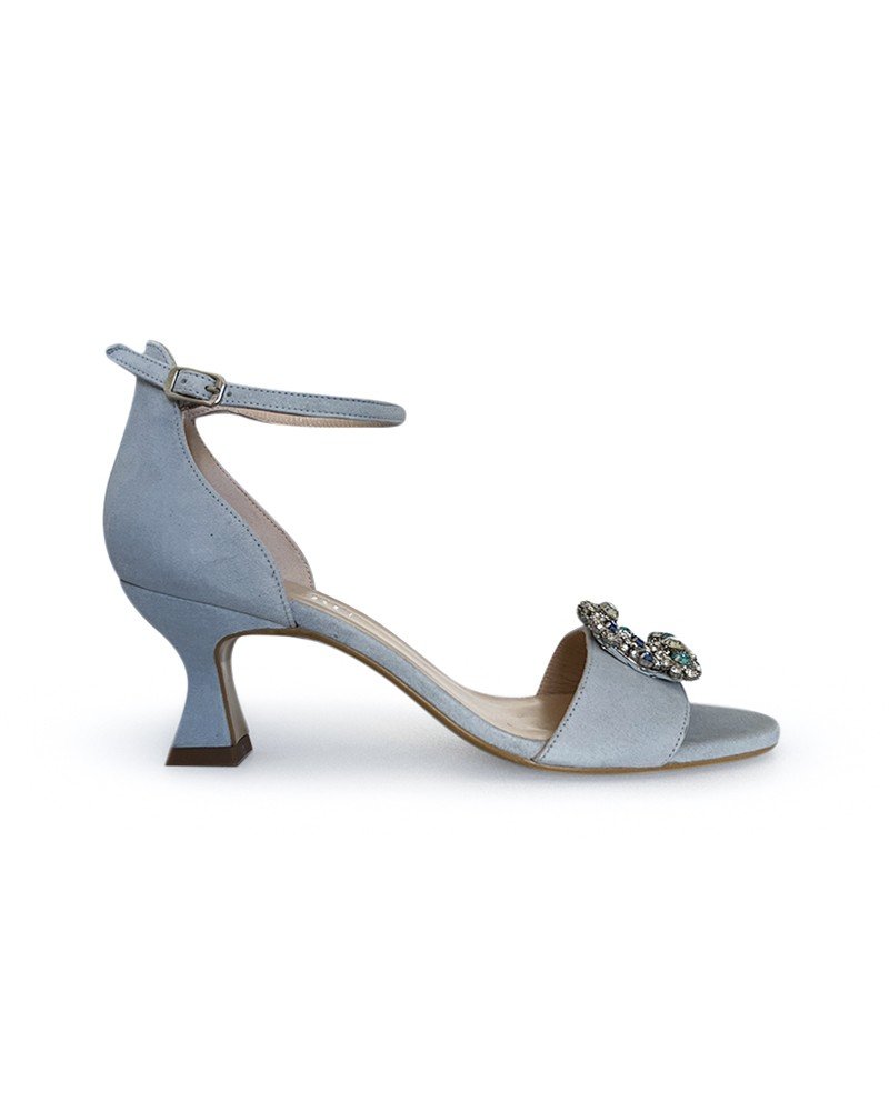 Sandalia Cinderella Azul 6 cms