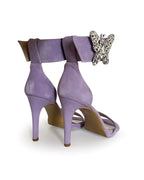 Sandalia Mariposa Lila 10 cms