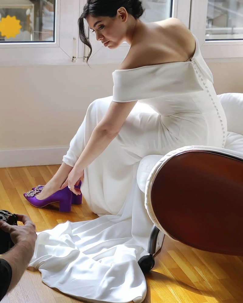 Zapatos novia tacón