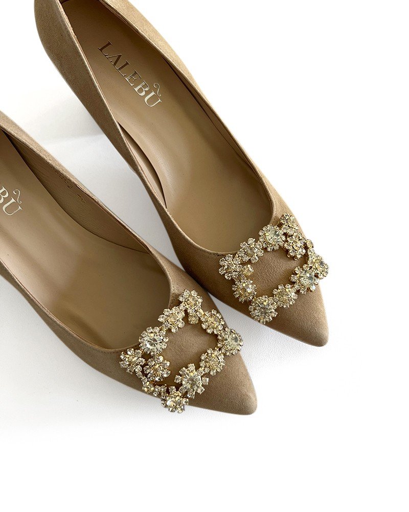 Zapato Cinderella beige 6 cms