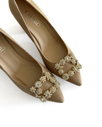Zapato Cinderella beige 6 cms
