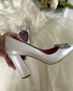 Zapato Cinderella Blanco 10 cms