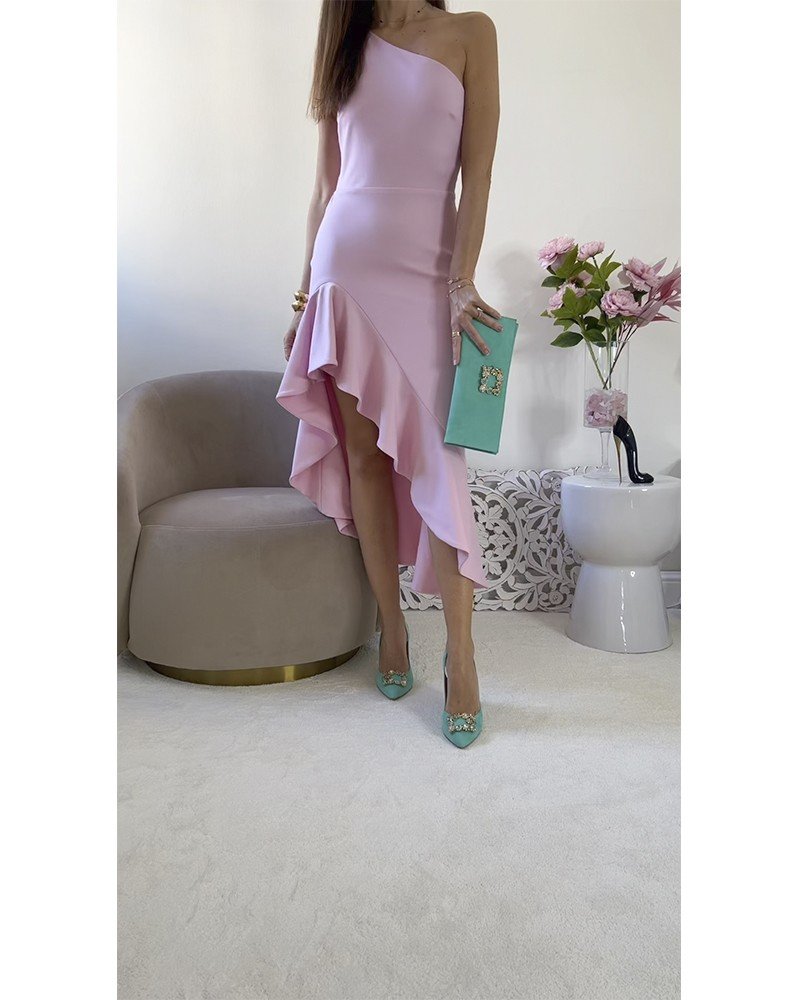 Zapato Cinderella Turquesa 8 cms