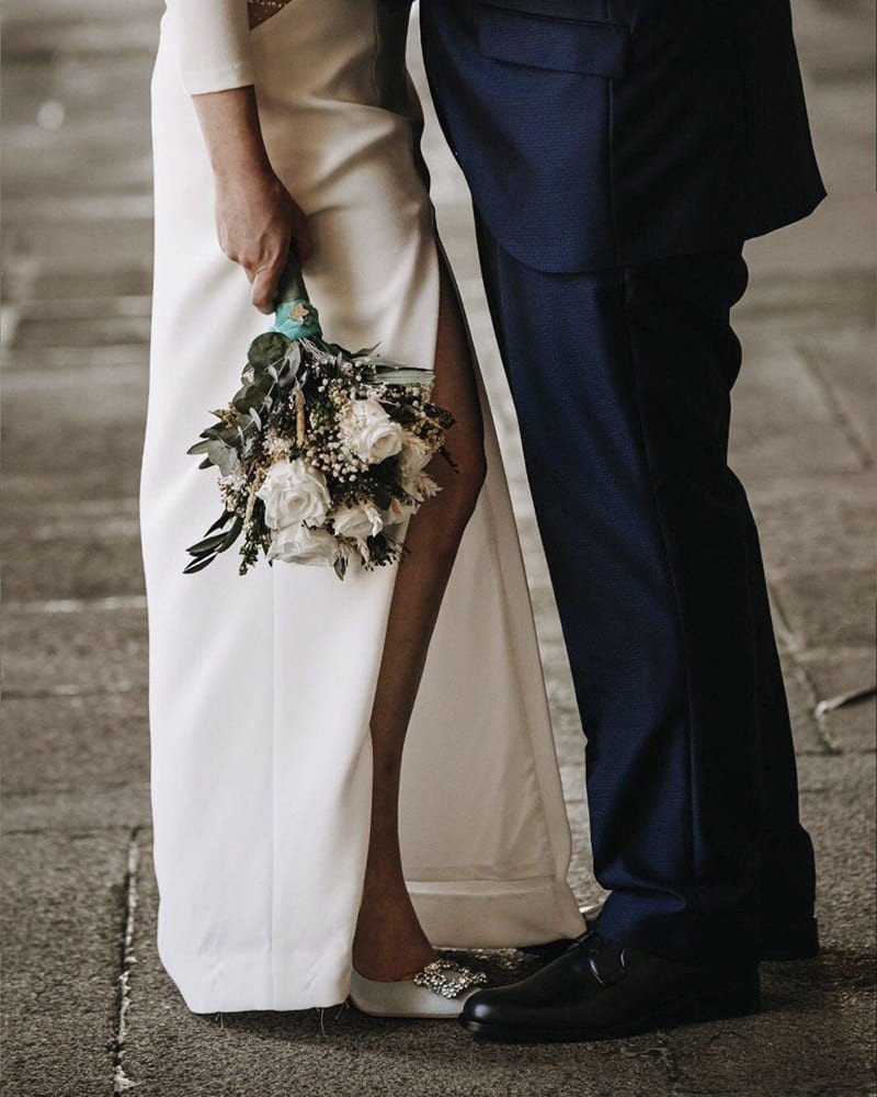 Zapato Cinderella azul 10 cms