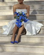 Zapato Cinderella Raso Azul Klein 10 cms