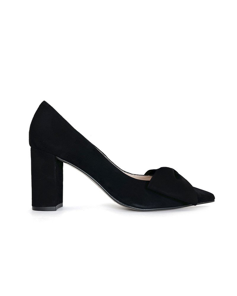 Zapato Audrey negro 8 cms