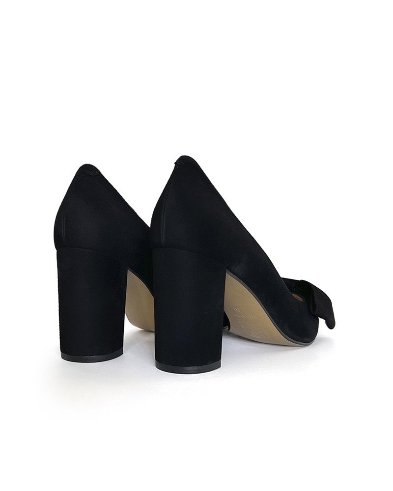 Zapato Audrey negro 8 cms