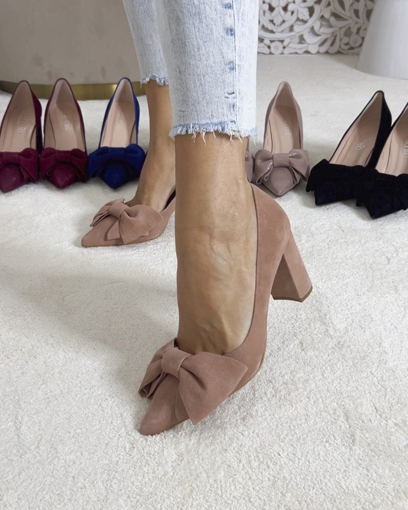 Zapato Audrey nude 8 cms