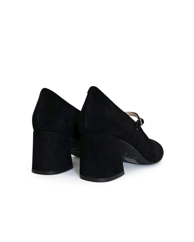 Zapato Mary Jane negro 6,5 cms