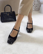 Zapato Mary Jane negro 6,5 cms