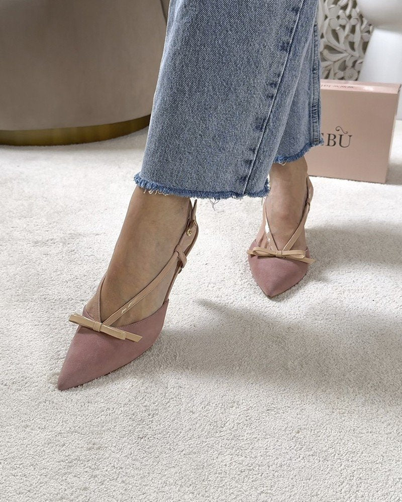 Zapato Cristal nude