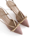 Zapato Cristal nude