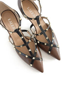 Zapato Tachuelas Chocolate 6 cms