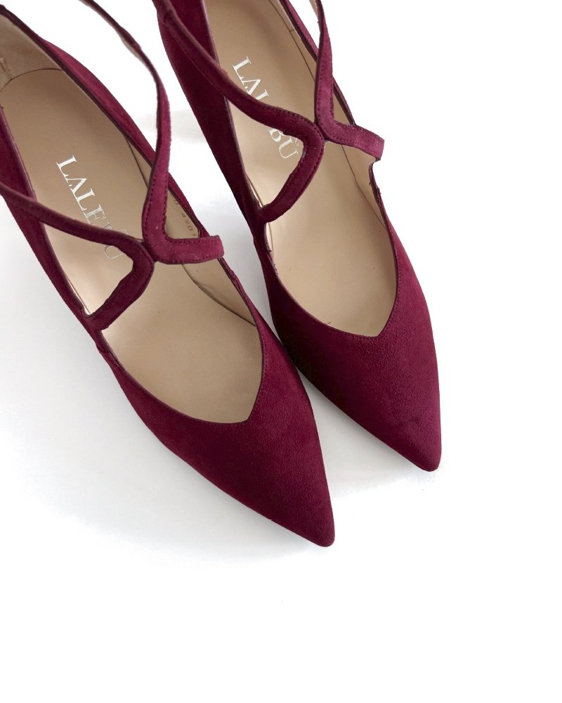 Zapato Cruz Burdeos
