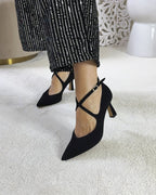 Zapato Cruz Negro