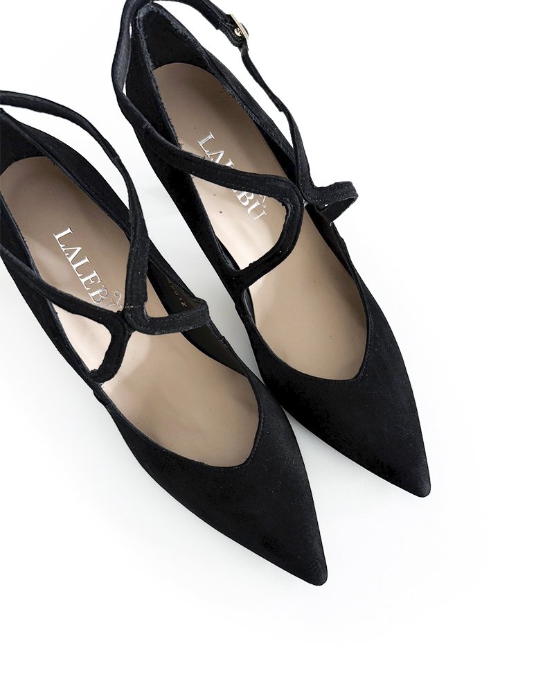 Zapato Cruz Negro