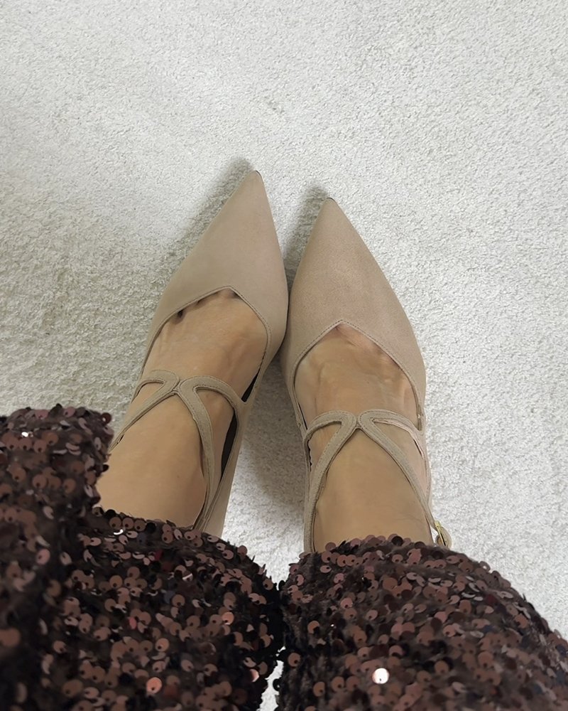 Zapato Cruz Beige