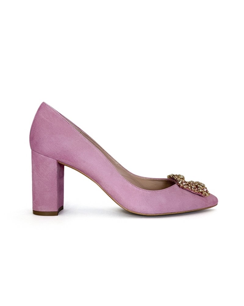 Zapato Cinderella rosa 8 cms