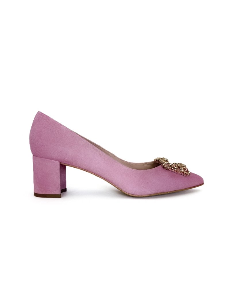 Zapato Cinderella rosa 6 cms