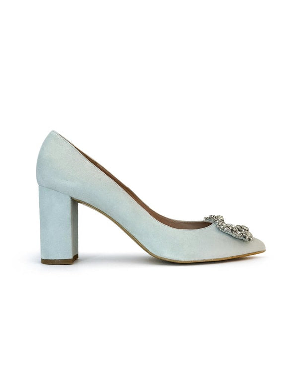 Zapato Cinderella Aguamarina 8 cms