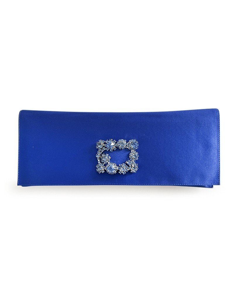 Bolso Cinderella Raso Azul Klein