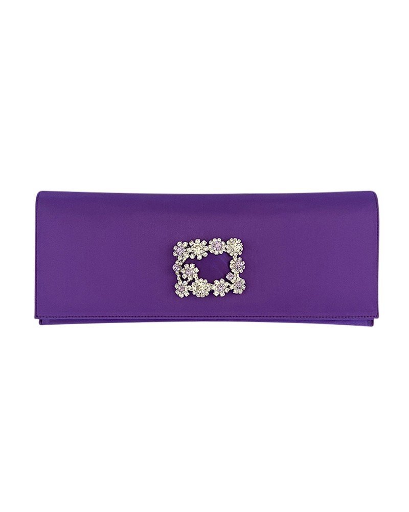 Bolso Cinderella Raso Morado