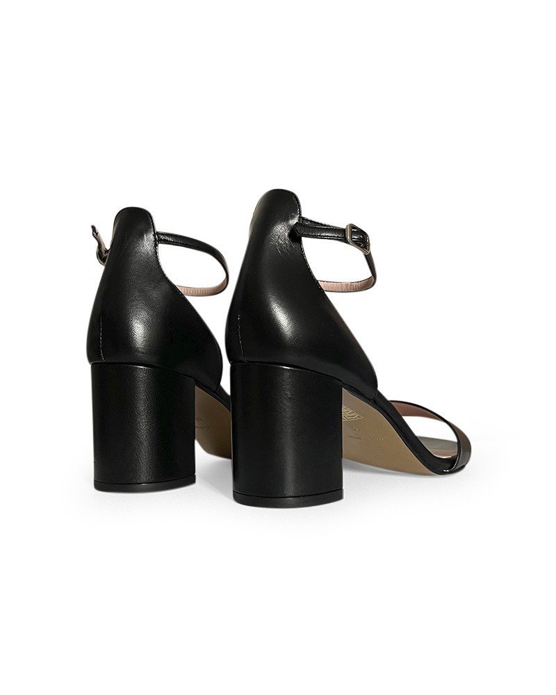 Sandalia Negra 7 cms
