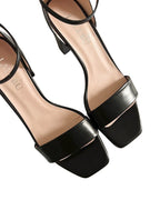 Sandalia Negra 7 cms