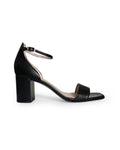 Sandalia Negra 7 cms