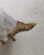 Sandalia Paradise Oro